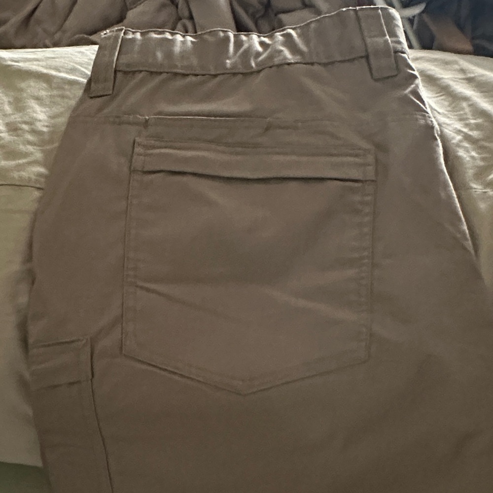 Men's Cargo Work Pants in Dark Brown - Durable Everyday Utility